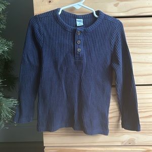 Kids Navy Blue, Old Navy Long-Sleeve Stretchy Shirt Size 4T